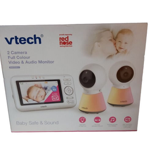 Vtech Baby Monitor 2 Camera Full Colour – Like New – With Manual 1342887 (CP)