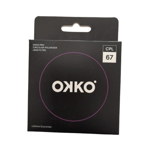 OKKO Lite CPL 67mm Circular Polarising Filter in Box (LN)