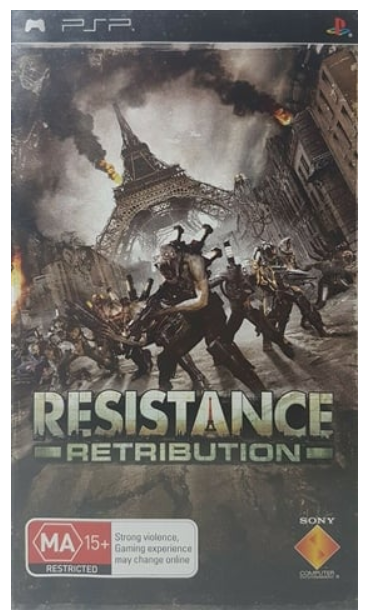 Resistance Retribution PSP Game Good Condition With Manual (CP-1354292)
