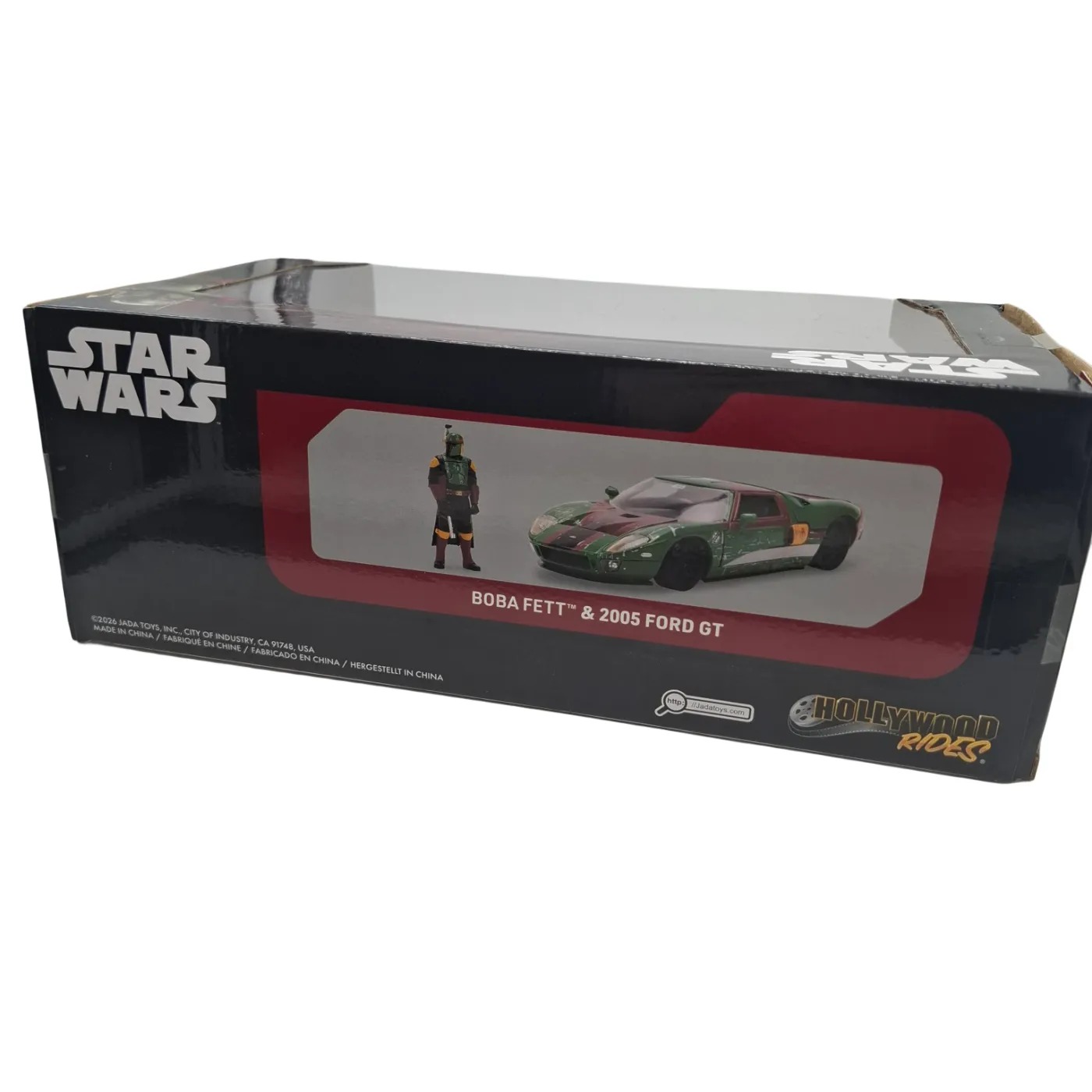 Jada Model Car Star Wars Boba Fett 2005 Ford GT 1:24 Scale (WR 1418260)