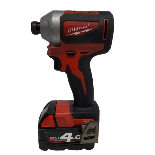 Milwaukee M18 CBLID 18V Brushless Compact Impact Driver with 4.0Ah Battery