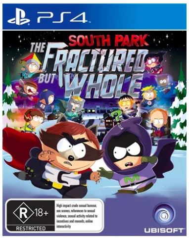 South Park The Fractured But Whole Playstation 4 Game Very Good Condition With Manual