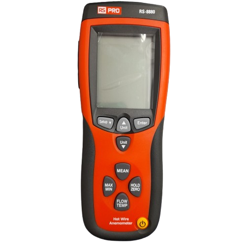 RS-PRO RS-8880 Anemometer with Accessories (MR)