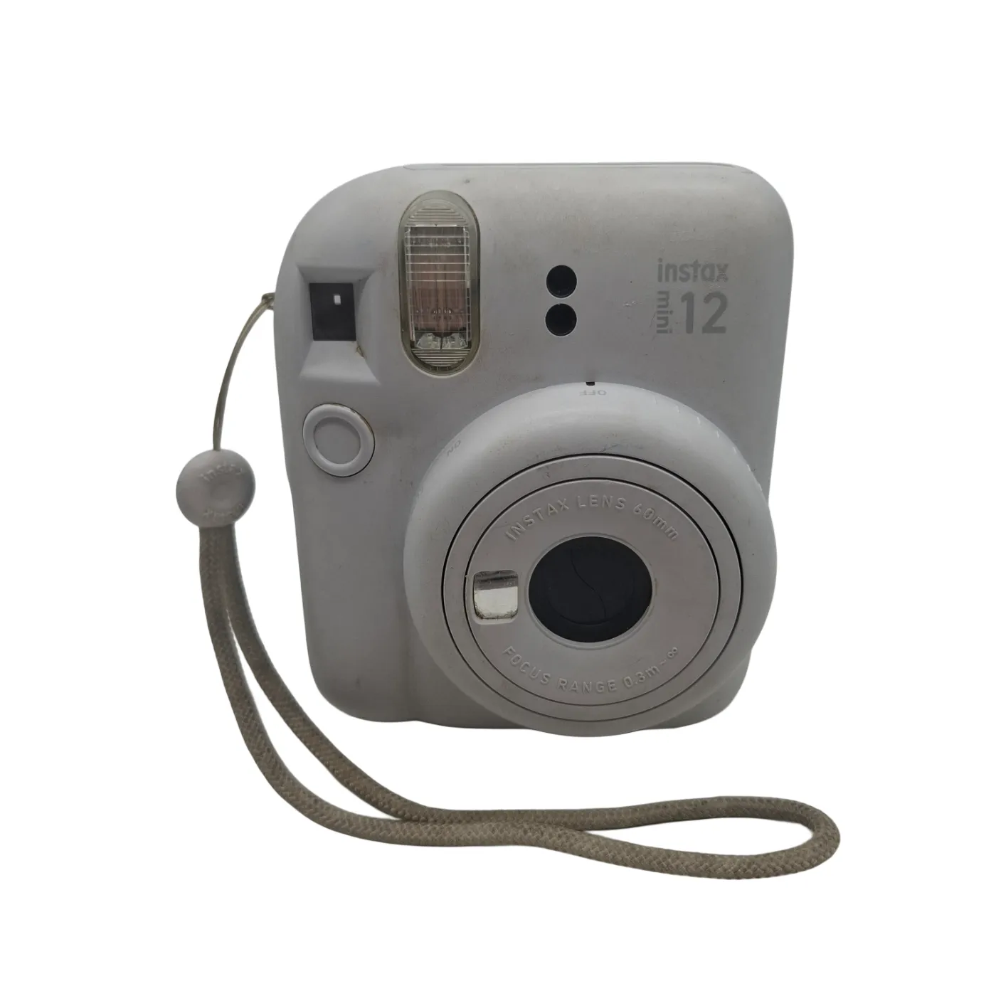 Fujifilm Instax Mini 12 Instant Camera White – Missing Battery Cover (1353277)