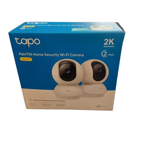 Tapo Pan/Tilt Home Security Wifi Camera 2 Pack ( LE )