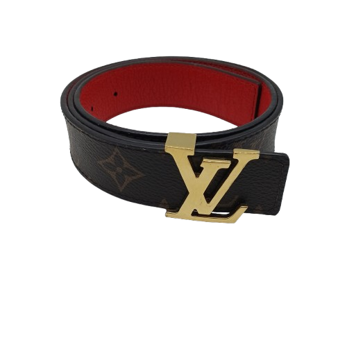 Louis Vuitton Belt 75/30 Brown/Red M0322 With Box (CP)