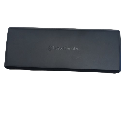 Russell Hobbs Elite Carve Electric Knife RHEK600A, Black, Excellent Like New Condition (Unused), With Hard Case + Knife (WR)