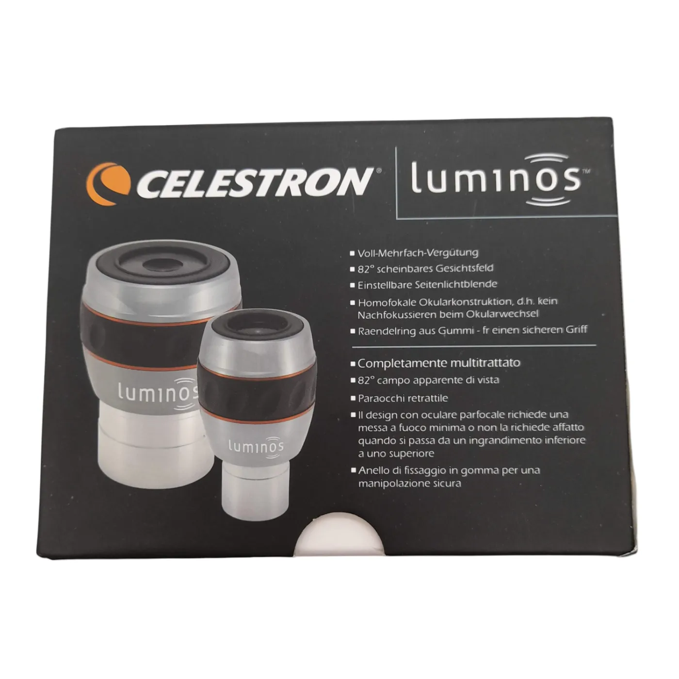 Celestron Luminos 15mm 1.25″ Eyepiece – Like New, with Box (WR 1346681)