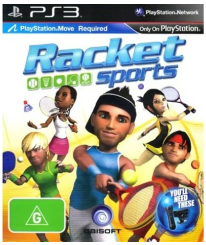 Racket Sports Playstation 3 Game very Good With Manual
