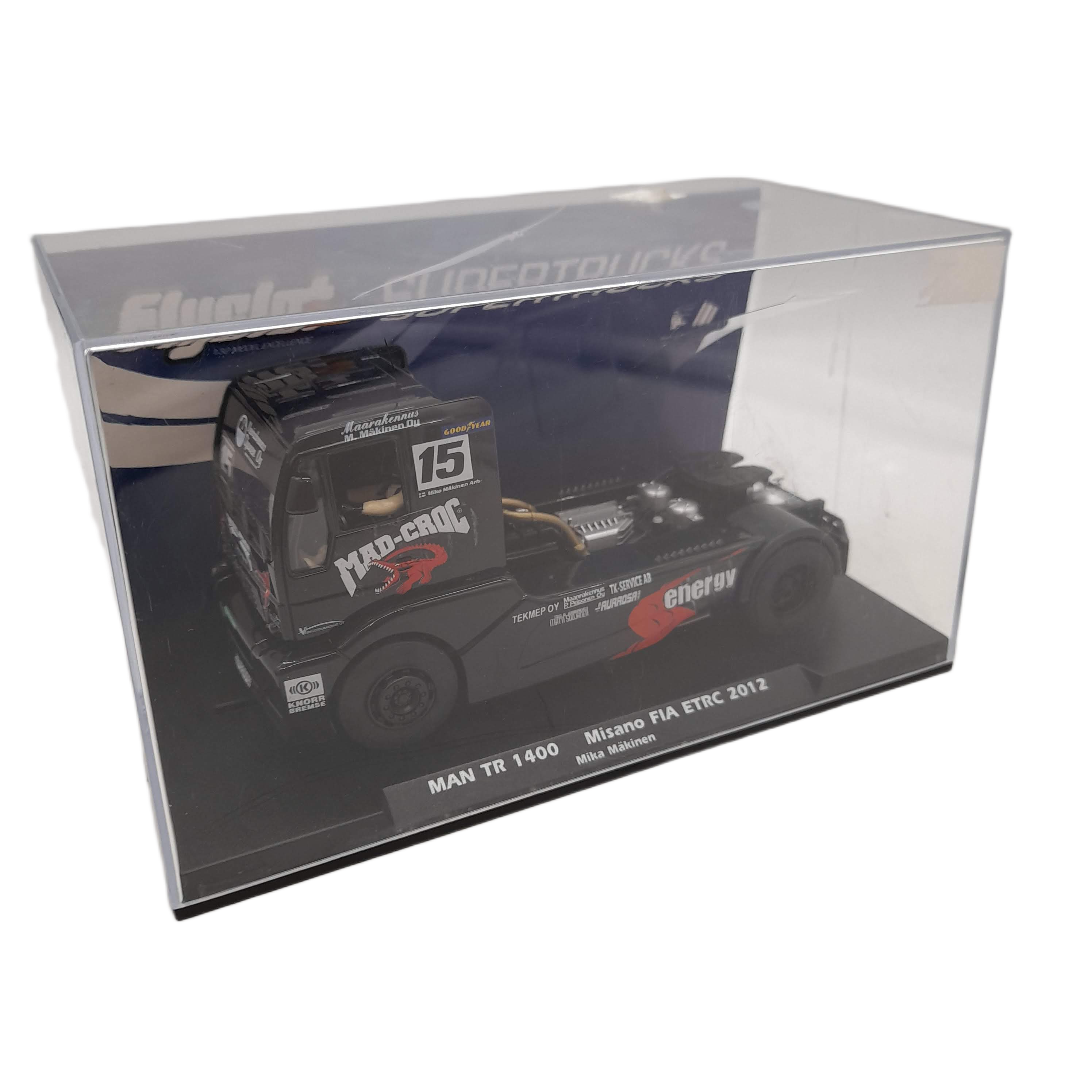 Flyslot MAN TR 1400 Misano Slot Car Model Mika Makinen (WL)