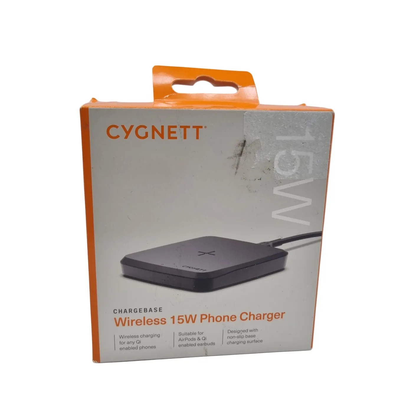 Cygnett ChargeBase 15W Wireless Phone Charger CY4652PPWIR (WR 1406329)