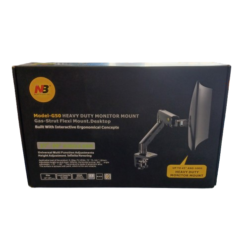 North Bayou Wall Mount Bracket Model G50 Black ( Box has a hole on the bottom nothing missing ) (MR )