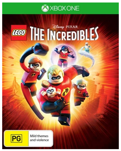 Microsoft XBOX One Game Lego The Incredibles, Excellent Condition, With Case No Manual