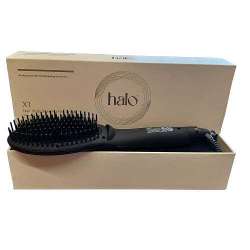 Halo X1 Hair Straightening Hot Brush (WR 1407651)