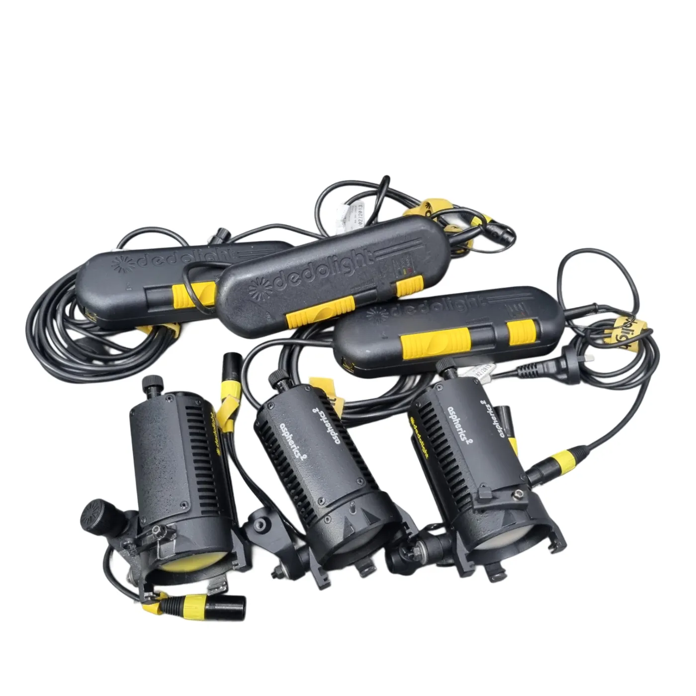 Dedolight Light Kit DLH4 2x + DLH3 + Bag + Power Supply + Accessories (WR 1361593)