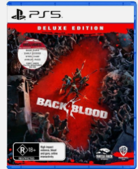 Back 4 Blood Deluxe Edition Playstation 5 Game Steel Case Very Good Condition With Manual (CP)