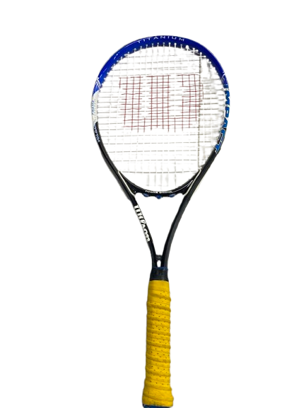 Wilson Power Bridge Black Blue Yellow Tennis Racket (NG)