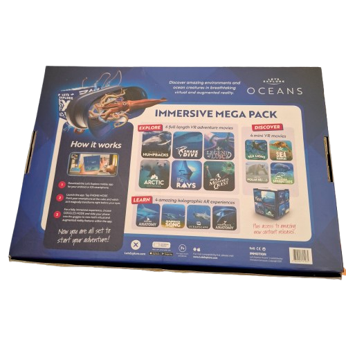 Let’s Explore: Oceans VR Game with Holographic Cube (JN)