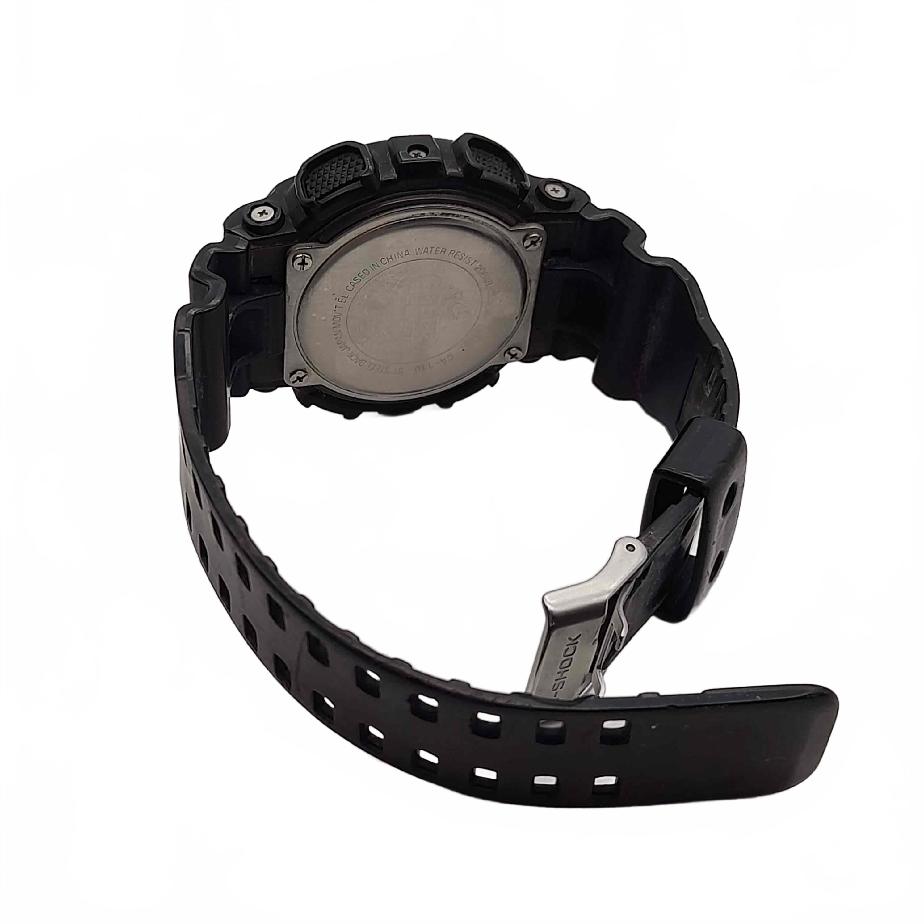 Casio G-Shock GA-110 Watch 5146 Black Plastic Band (WL 1430256)