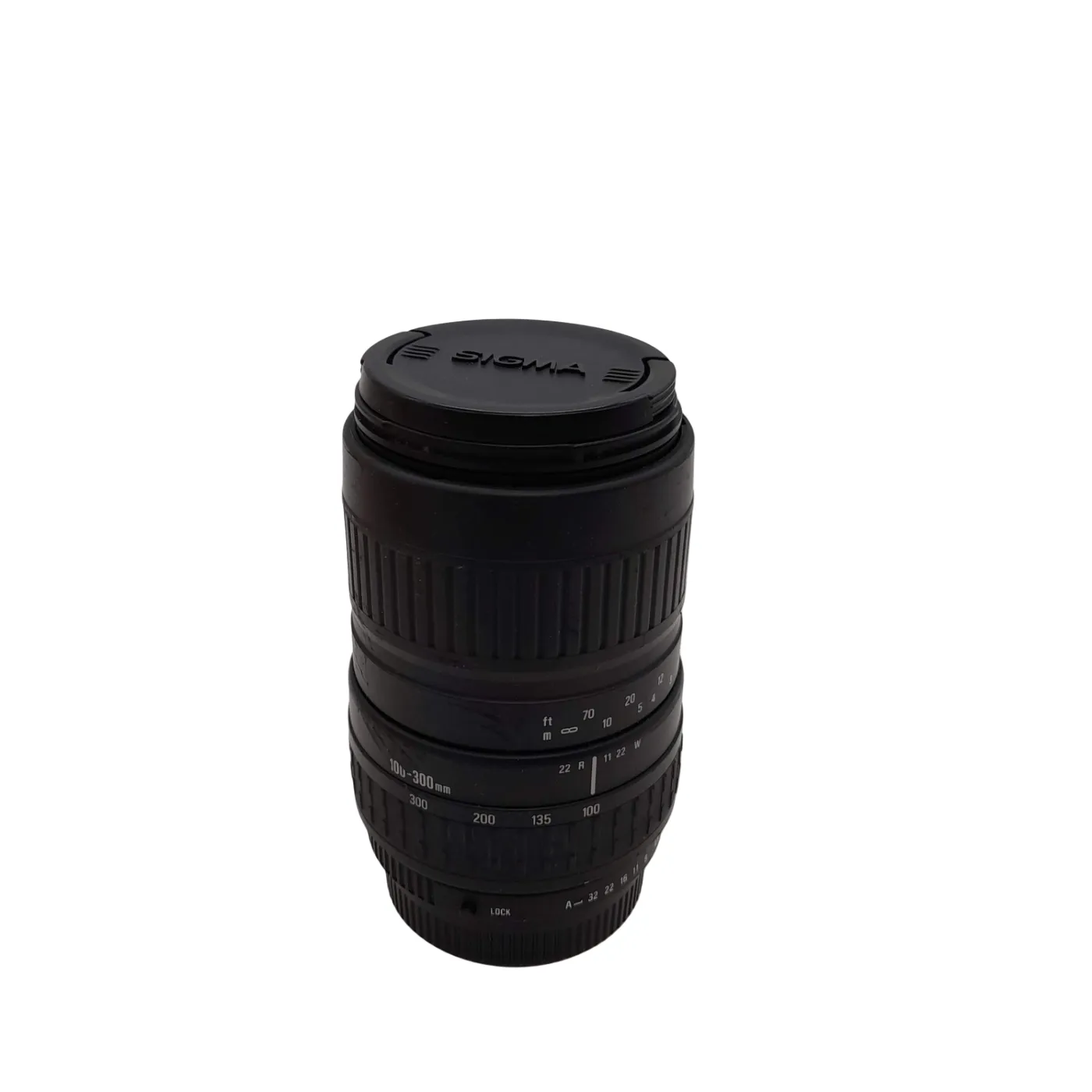 Sigma Lens F4.5-6.7 DL 100-300mm – With Box (WR)