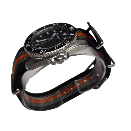 Seiko V147-0CS0 Solar Unisex Prospex Divers Watch Canvas Band No Accessories (MR)