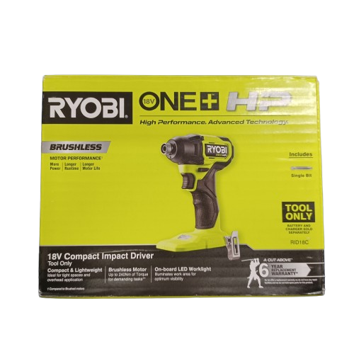 RYOBI IMPACT WRENCH RID18C In Box (LE1343465)