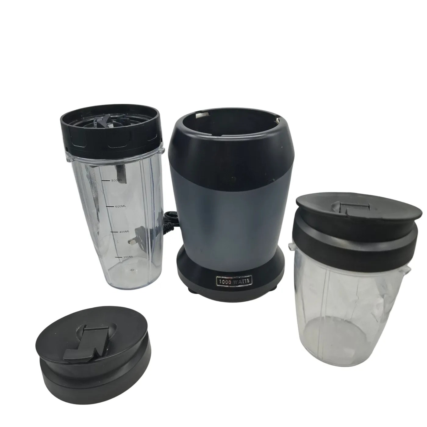 Ambiano Superblend 1000 Blender Black With 2x Cups and 2x Lids (WR1416967)