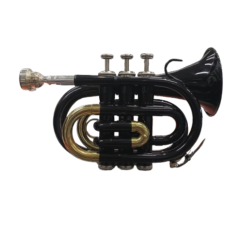 CIBAILI Black Bb Trumpet with Case (NA)