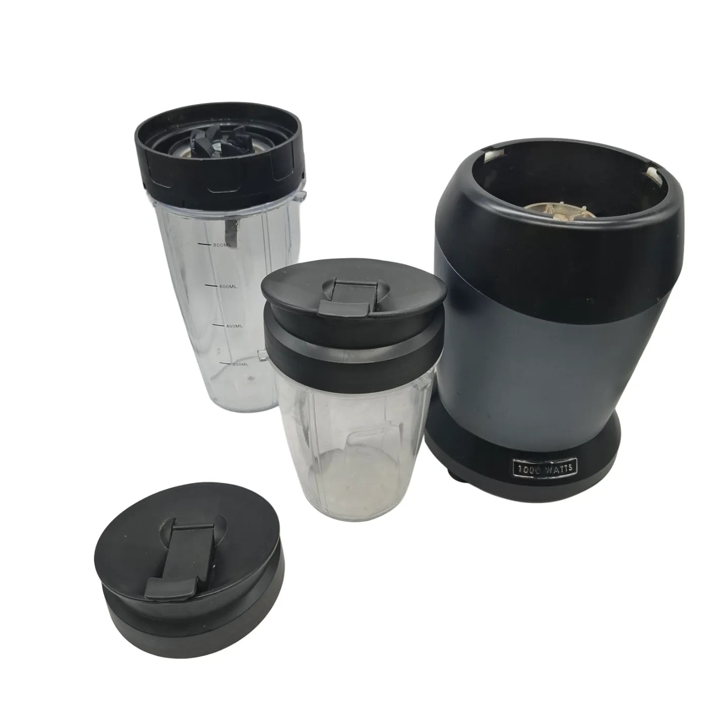 Ambiano Superblend 1000 Blender Black With 2x Cups and 2x Lids (WR1416967)
