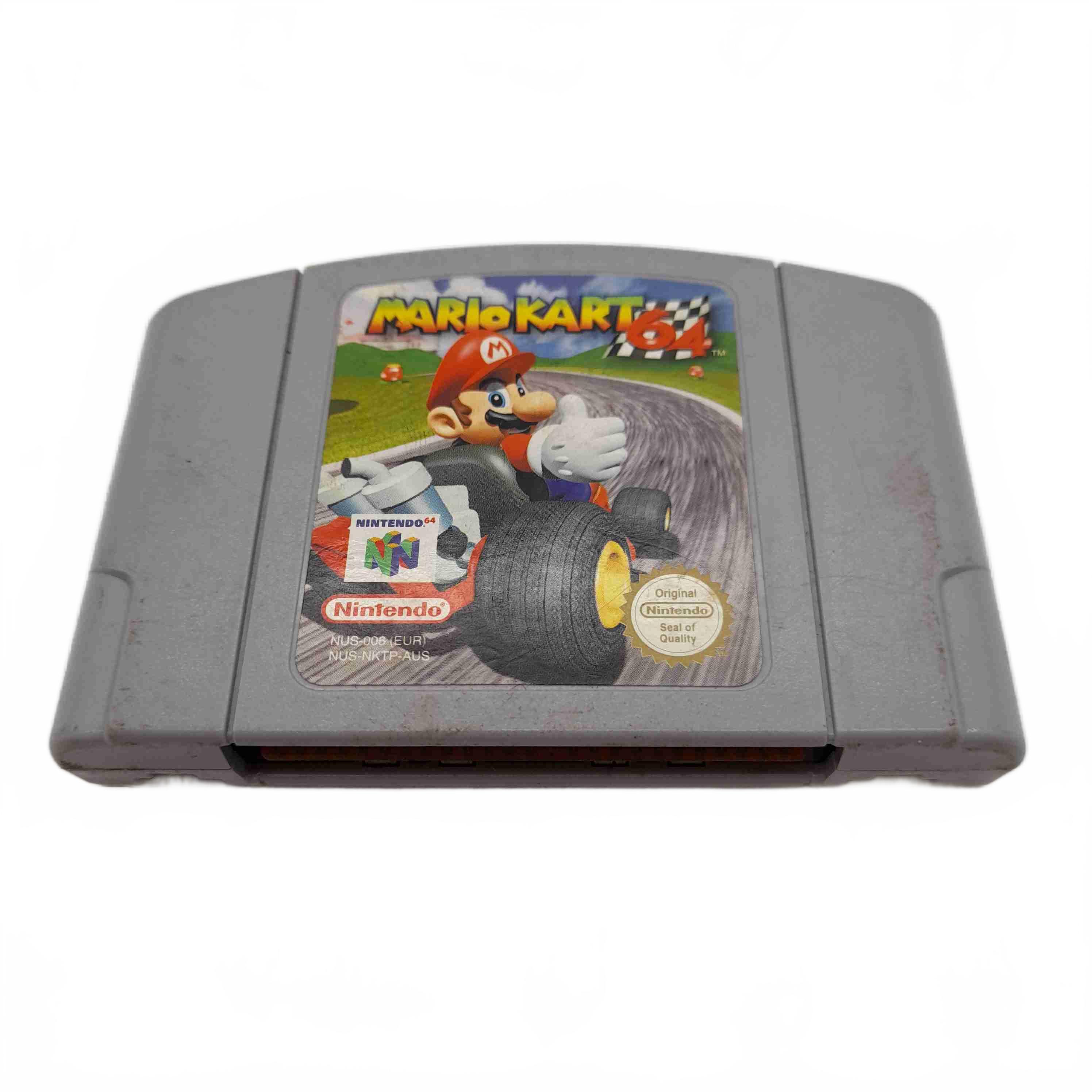 Nintendo 64 Mario Kart 64 Grey Cartridge Only (WL 1429107)