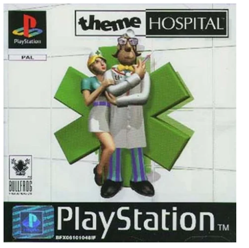 Theme Hospital PS1 Game – Good No Manual