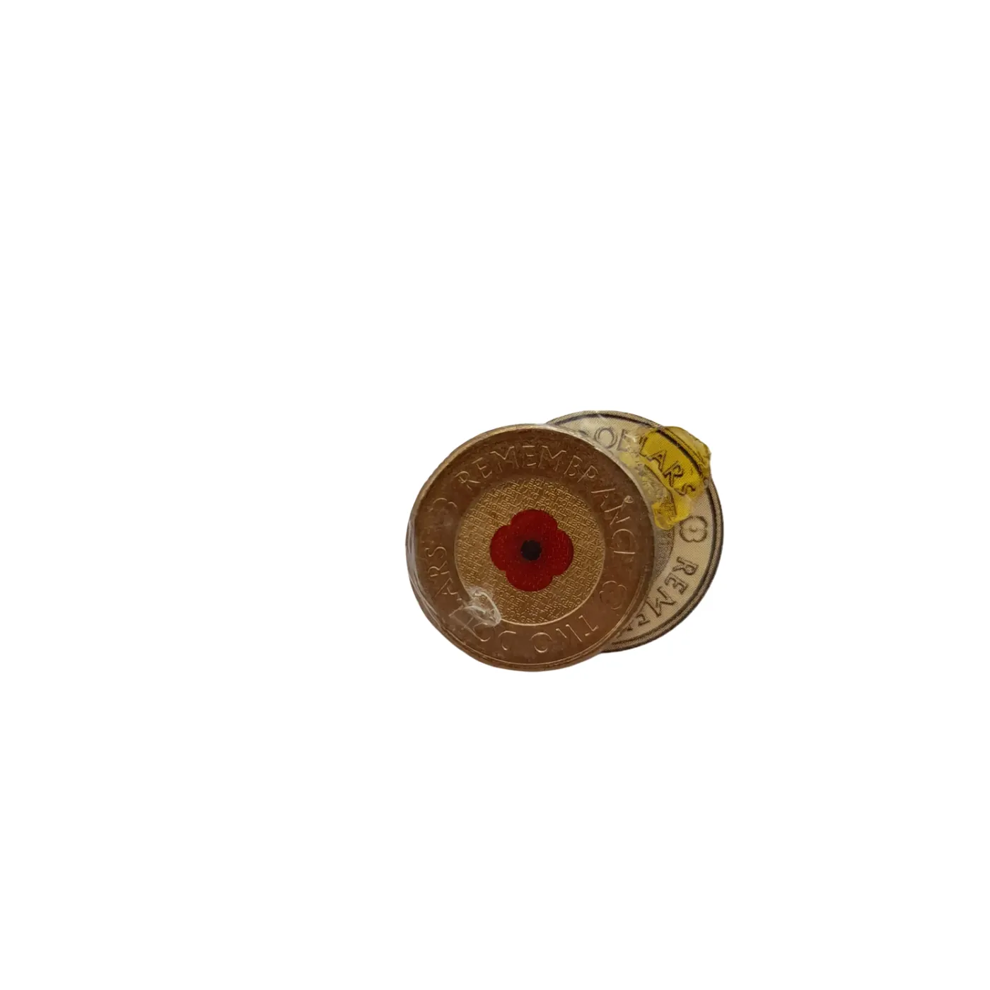 LEST WE FORGET RSL $10 Certificate Red/Gold $2 Red Poppy Coin with Cardboard (WL1412180)