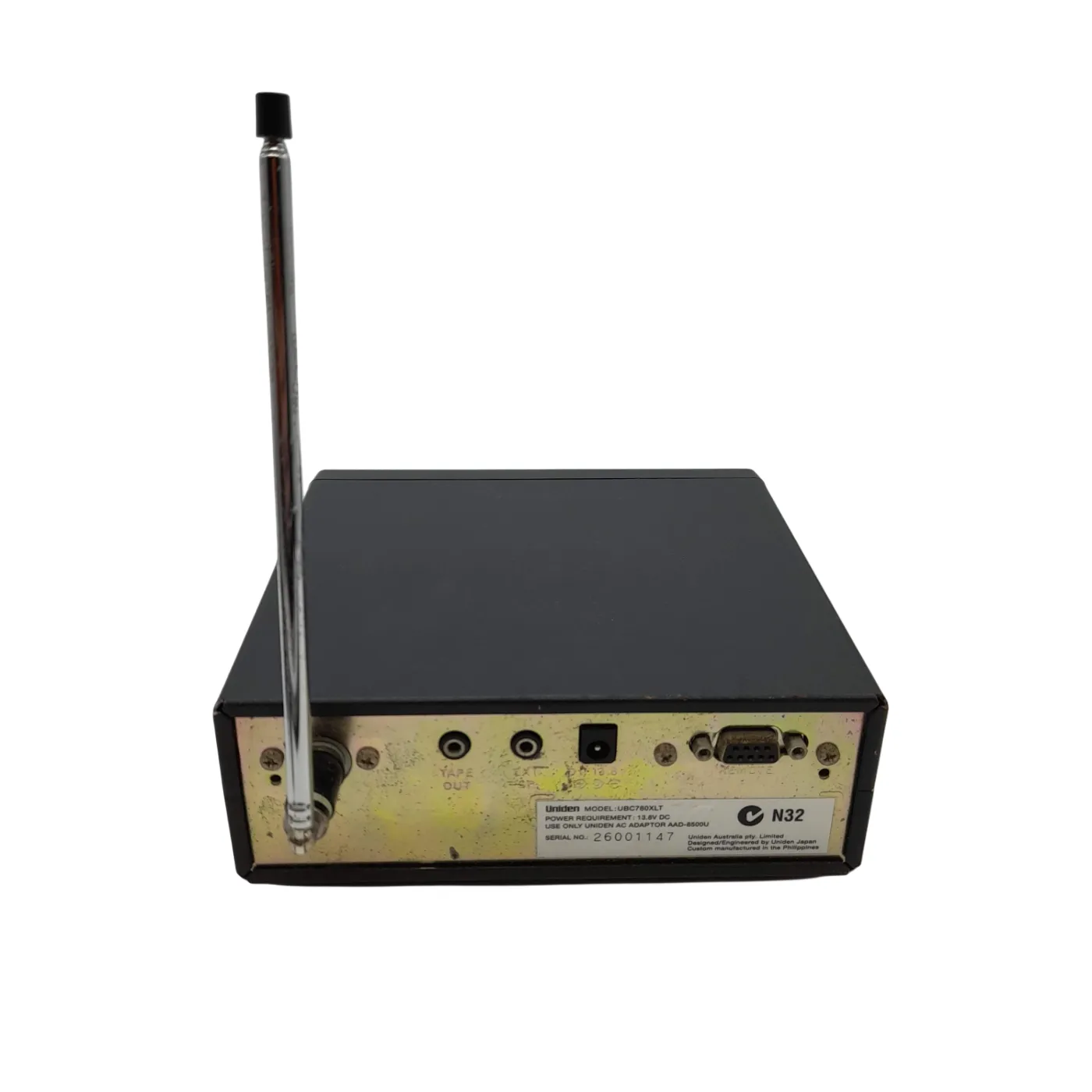 Uniden UBC780XLT Trunk Tracker III Radio Scanner (WL 1394292)