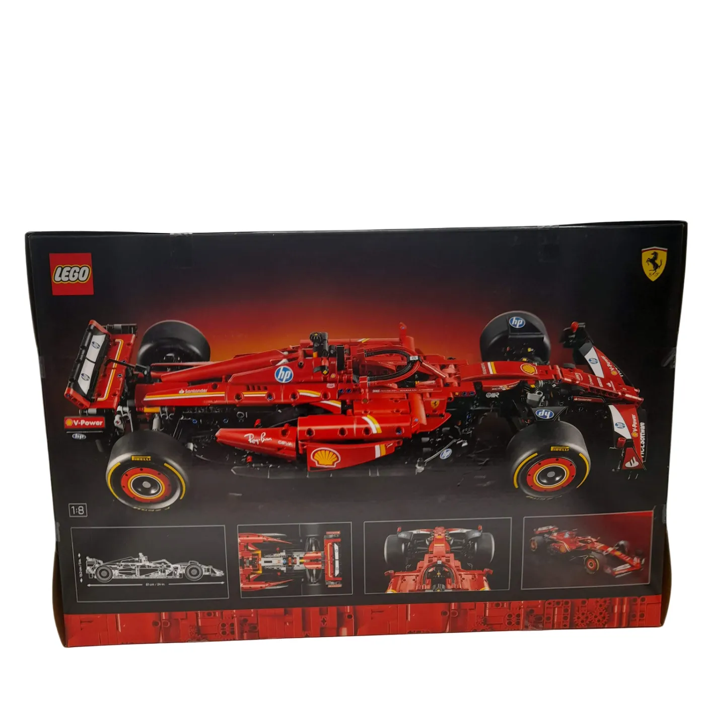 LEGO Technic Ferrari SF-24 1,361 Pieces – Sealed in Box (WL 1365896)