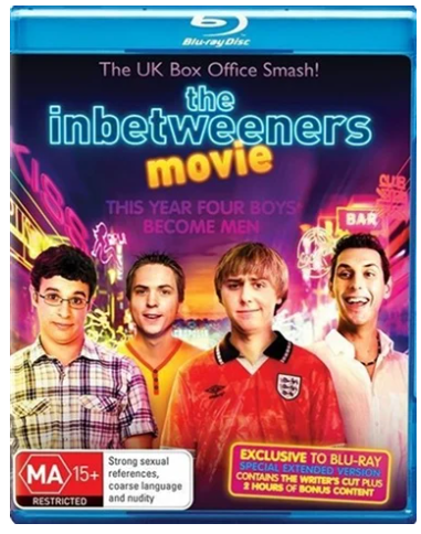 The Inbetweeners Movie Blu Ray + Digital Copy Movie – Very Good No Manual