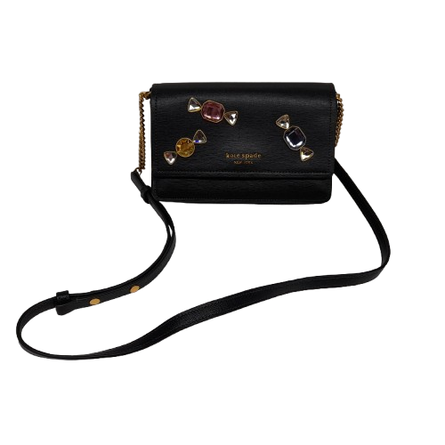 Kate Spade Gala Stone Embellished Flap Chain Wallet with Candy Bon Bons (MR)