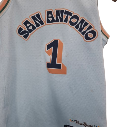 NBA Dri‑Fit Jersey San Antonio #1 Blue Size Small (WR)
