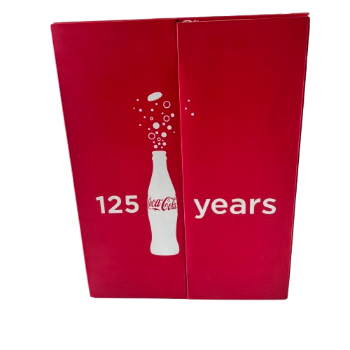 Coca-Cola 125 Years Red Bottles in Box (MK)