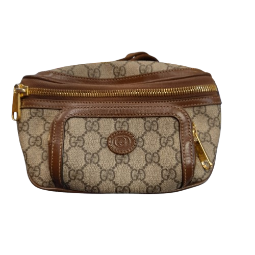 Gucci GG Supreme Bum Bag Brown Tan (1431968) (GE)