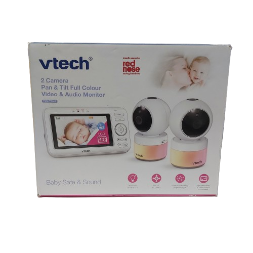 Vtech 2 Camera Pan & Tilt Full Colour Video & Audio Monitor