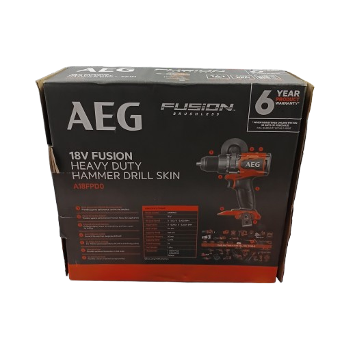 AEG A18FPD 18V Fusion Brushless Hammer Drill (NA 1410322)