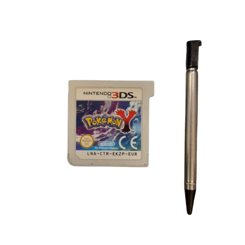 Nintendo 3DS Black Console (CTR-001 EUR) – Includes Charger, Adapter & Pokémon Y Game (MR 1343261)