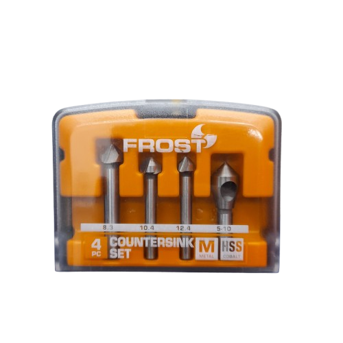 Frost Countersink Drill Bit Set 4 Piece (Model 92504) (LN)