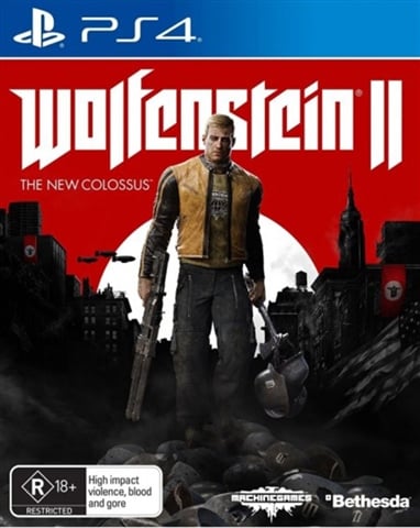 Wolfenstein II: The New Colossus Playstation 4 Game, Very Good Condition (CP 1235197)