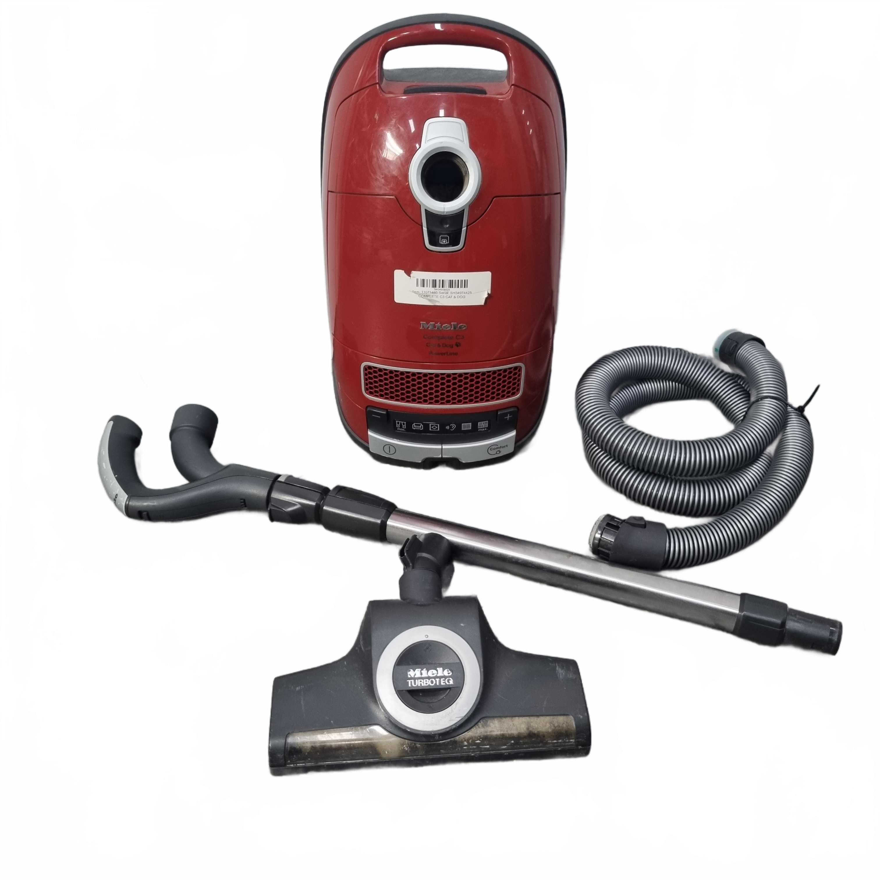 Miele Complete C3 Red Cat & Dog Vacuum Cleaner + Hose + Head (WR 1424595)