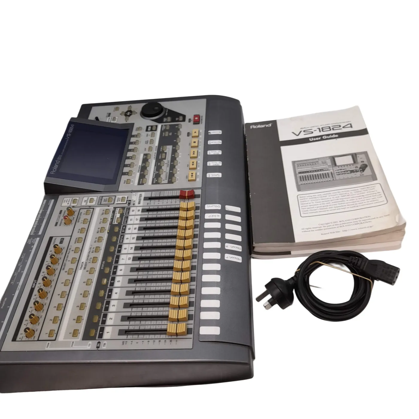 Roland VS-1824CD Digital Recorder + Power + Manuals *Pick Up Only* (WL 1400523)