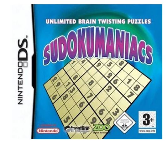 Nintendo DS Sudokumaniacs, Good Condition, CARTRIDGE ONLY NO CASE OR MANUAL