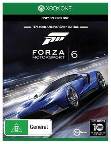 Forza Motorsport 6 Xbox One Game Good Condition No Manual (LE1355207)