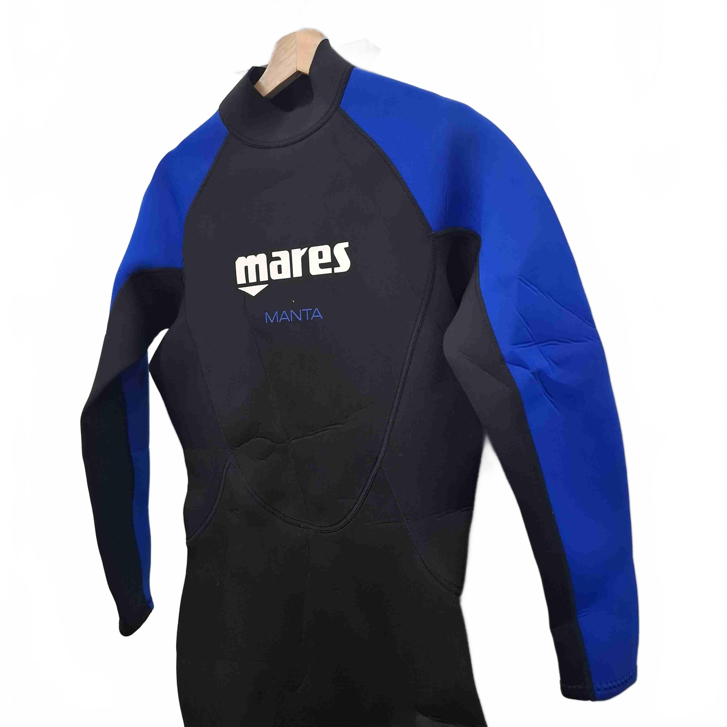 Mares Manta 2.8 Wetsuit Black/Blue Size 5 – New With Tags (WR 1435312)