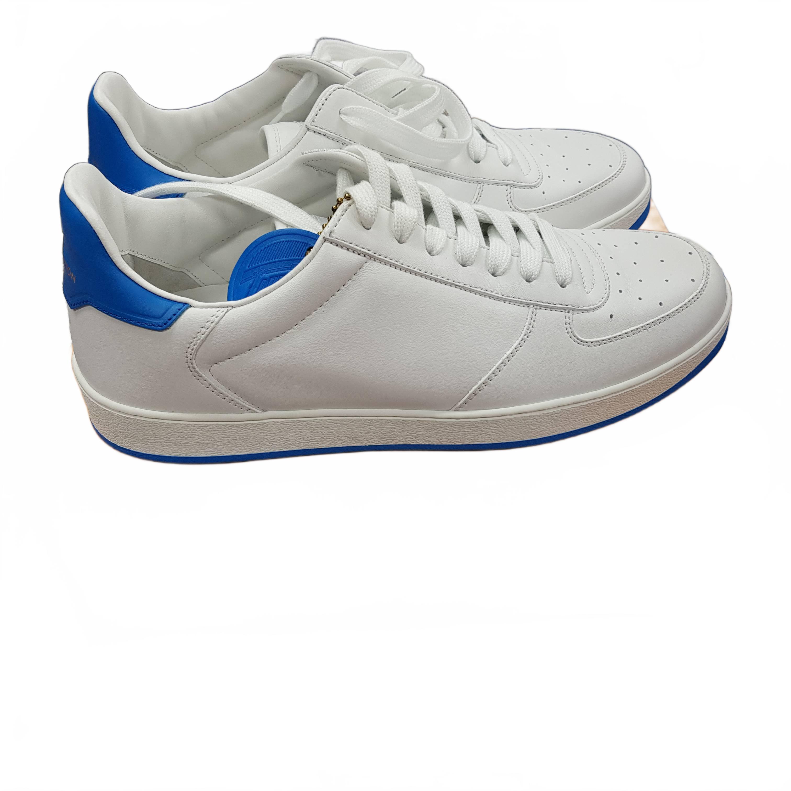 Louis Vuitton Shoes Pair MS 0186 White And Blue (MR 1434951)